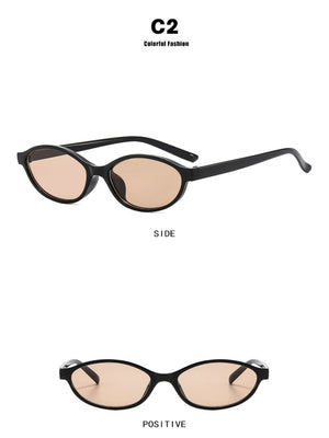 Stylish Oval-framed Sunglasses