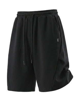 Geometry Simple Gathering Loose-fit Five Points Shorts