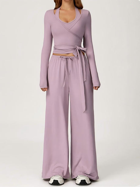 Sanded Yoga Quick-drying Sports Three-piece Gym Outfit