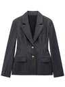Waist-cinching Suit Jacket