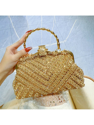 Liber Four Seasons ACC Rivet Diamond Shell Bag