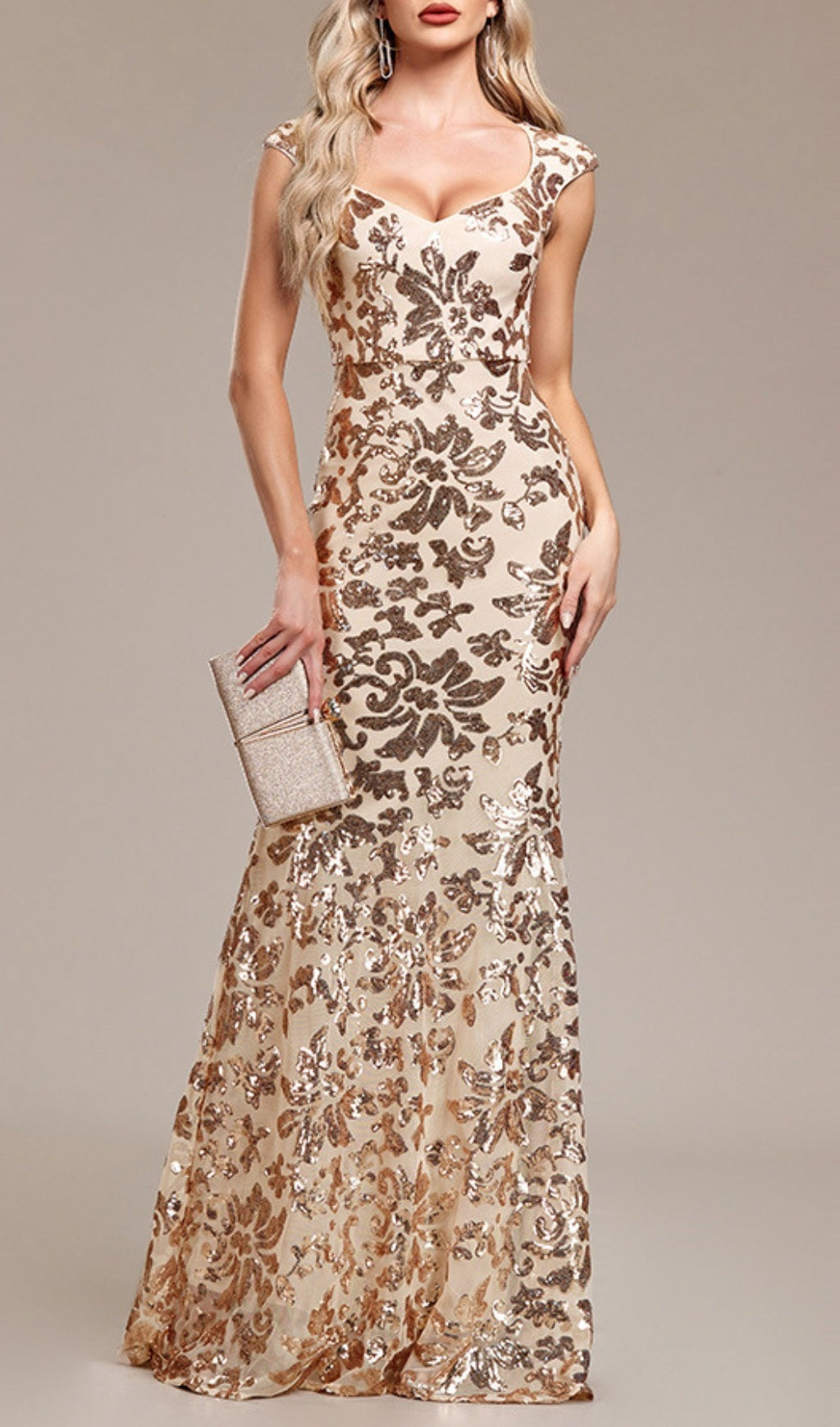 Liber Summer Women's Sequins Maxi Dresses