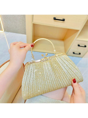 Liber Four Seasons ACC Sequin Diamond Box Bag