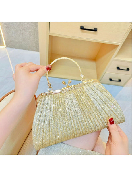 Liber Four Seasons ACC Sequin Diamond Box Bag