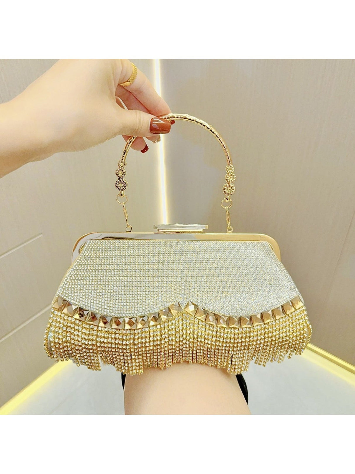 Liber Four Seasons ACC Diamond Tassel Birkin Bag