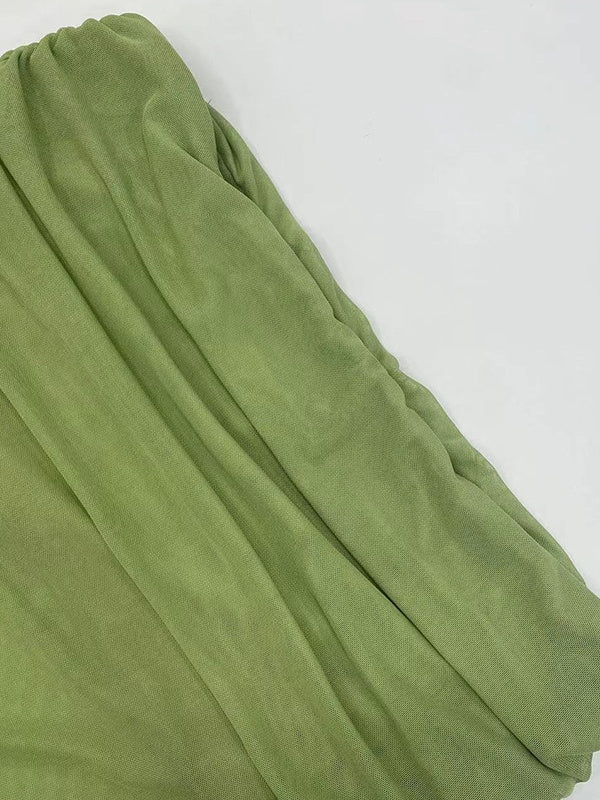 Liber Winter Women's Perspective Solid Color Maxi Dresses