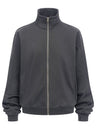 Liber Autumn Neutral wear Zipper decoration Solid Color Sweatshirts&Hoodies