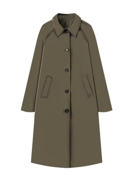 Old Lattice lining Mid-length Trench Coats