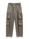 Liber Spring Men's Multiple pockets Solid Color Cargo Trousers