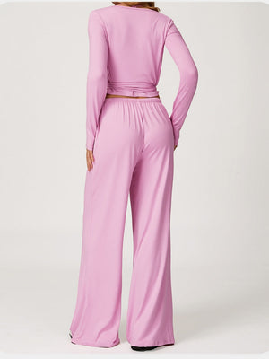 Sanded Yoga Quick-drying Sports Three-piece Gym Outfit