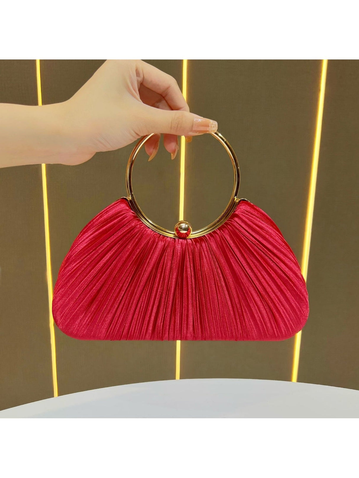 Liber Four Seasons ACC Pleated Box Bag