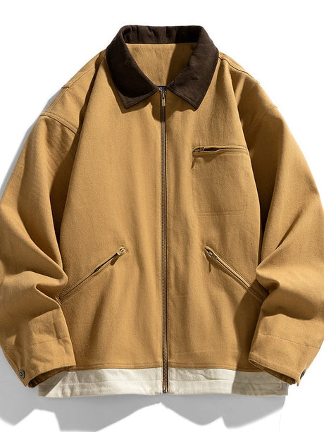 Liber Autumn Men's Color matching Jackets