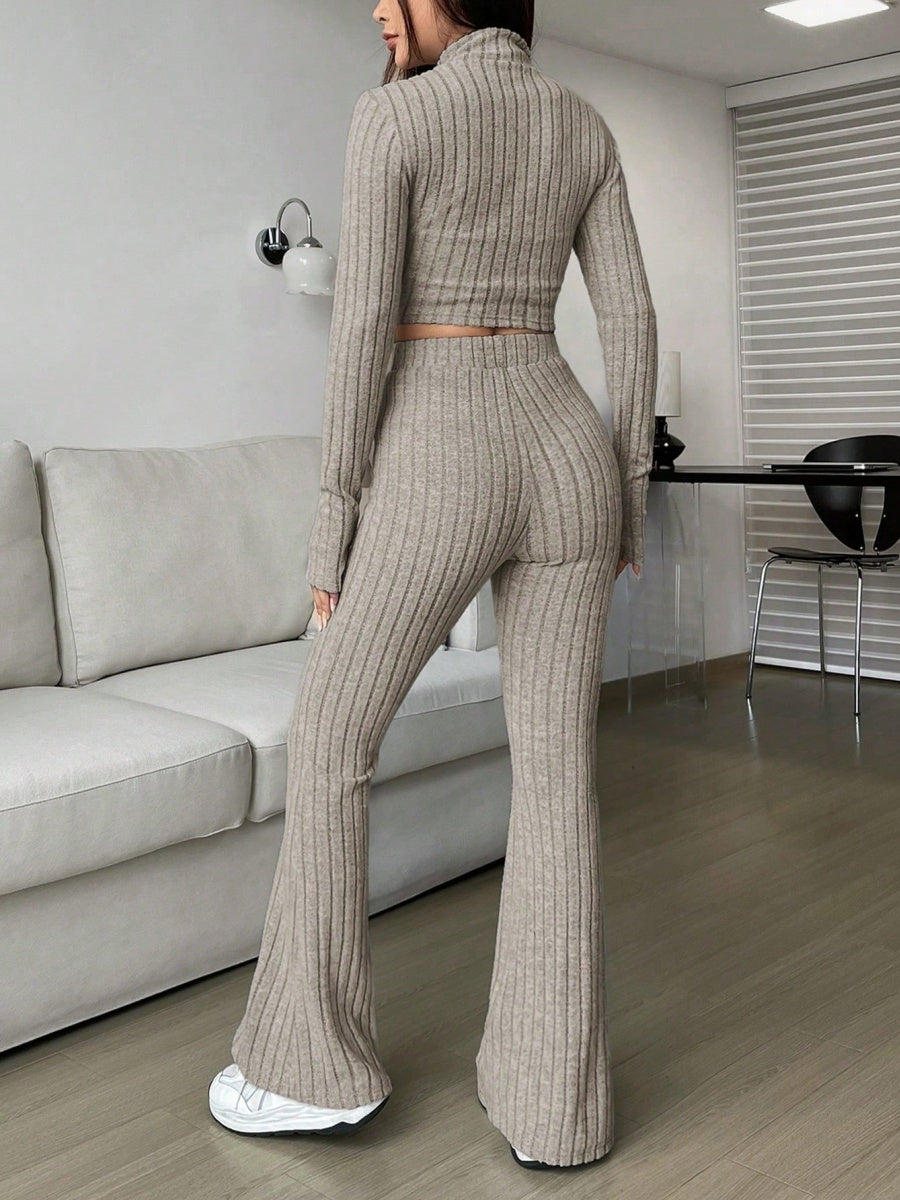 Liber Autumn Women's Zipper 2-piece Sets