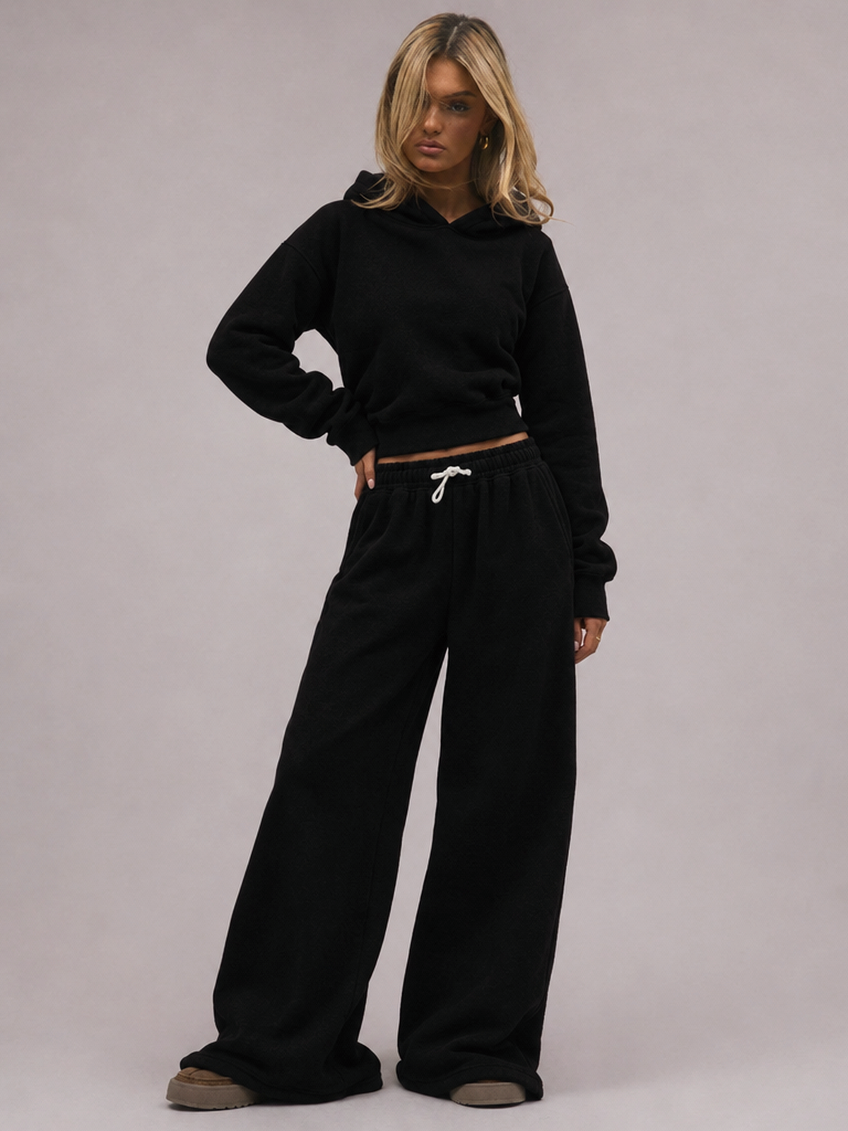 Sports Suit Women's Fashion Casual Sports Suit Straight Leg Pants Hoodie