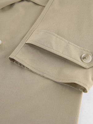 Mid-length Tie Windbreaker