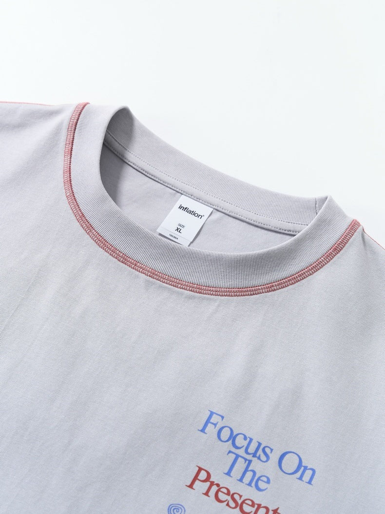 Color-blocked Loose-fit T-shirts
