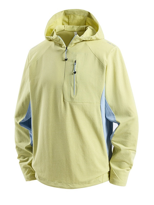 Color Matching Sunscreen Quick-drying Hooded T-shirts
