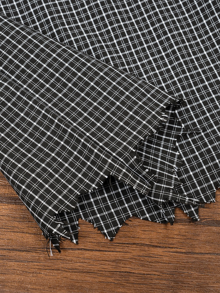 Destroy Hem Plaid Lightweight Boxy Shirts