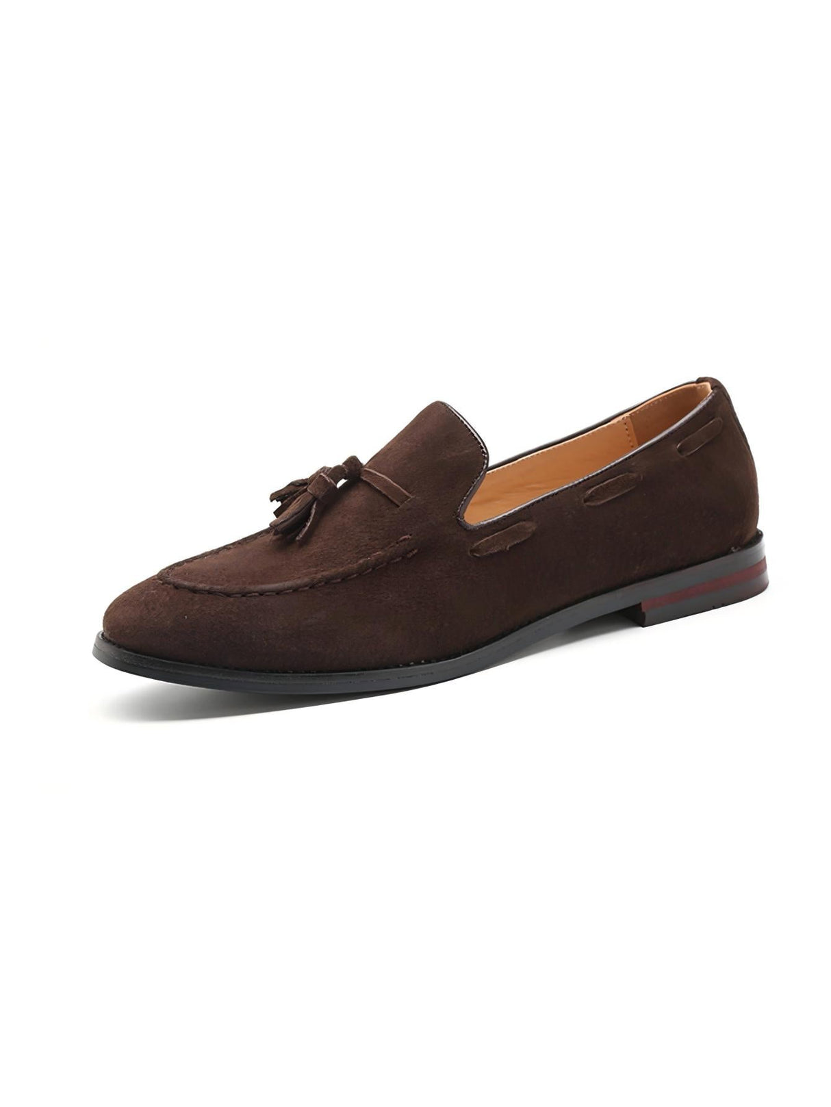 Suede Tassel Slip-on Loafers