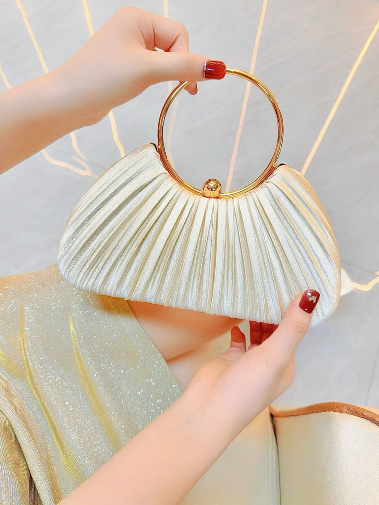 Liber Four Seasons ACC Pleated Bag