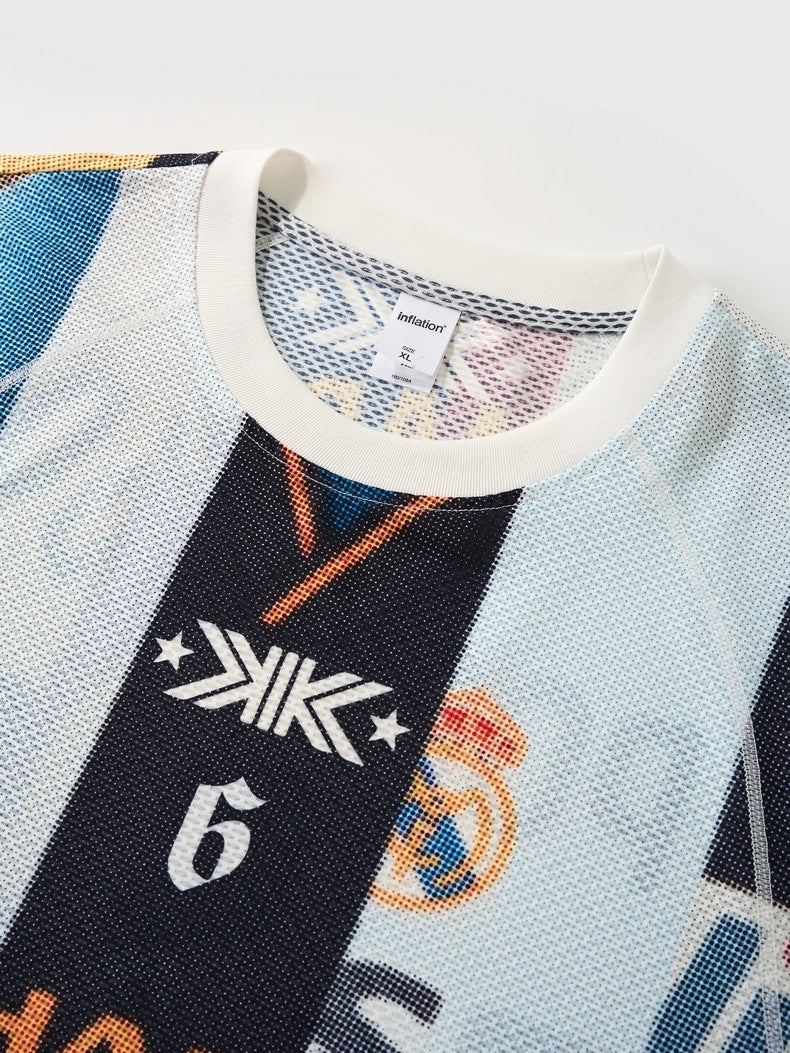 Patchwork Jersey Retro T-shirts