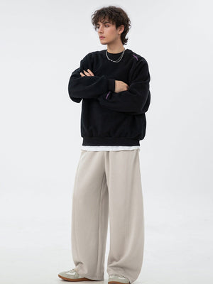 Liber Autumn Men's None Solid Color Pants