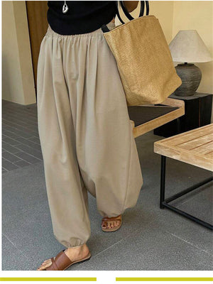 Liber Summer Women's Solid Color Pants