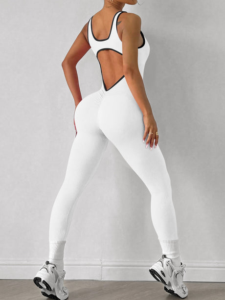 Thread Quick-drying Beautiful Back And Lifted Buttocks Exercise And Fitness Yoga Jumpsuits&Bodysuits