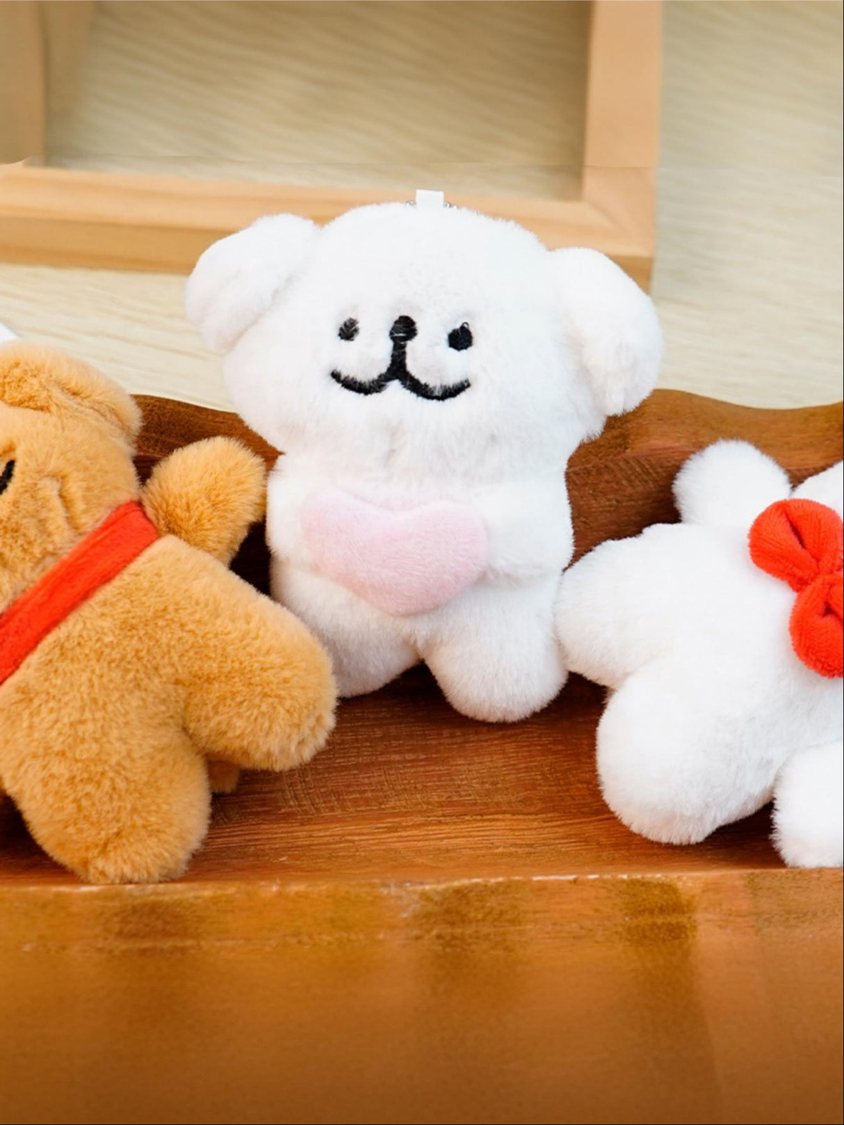 Puppy Plush Toy Keychain