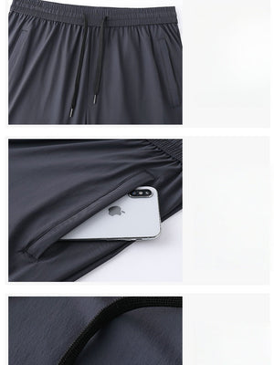 Thin Slim Breathable Wear-resistant Straight Quick-drying Running Pants