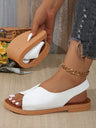 Soft Retro Casual Flat Sandals