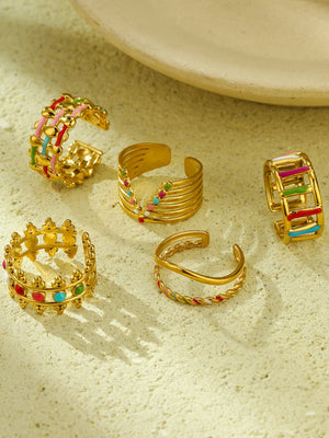 Elegant Colorful Rings
