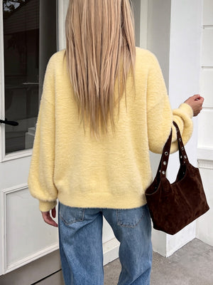 Pocket Solid Color Cardigans