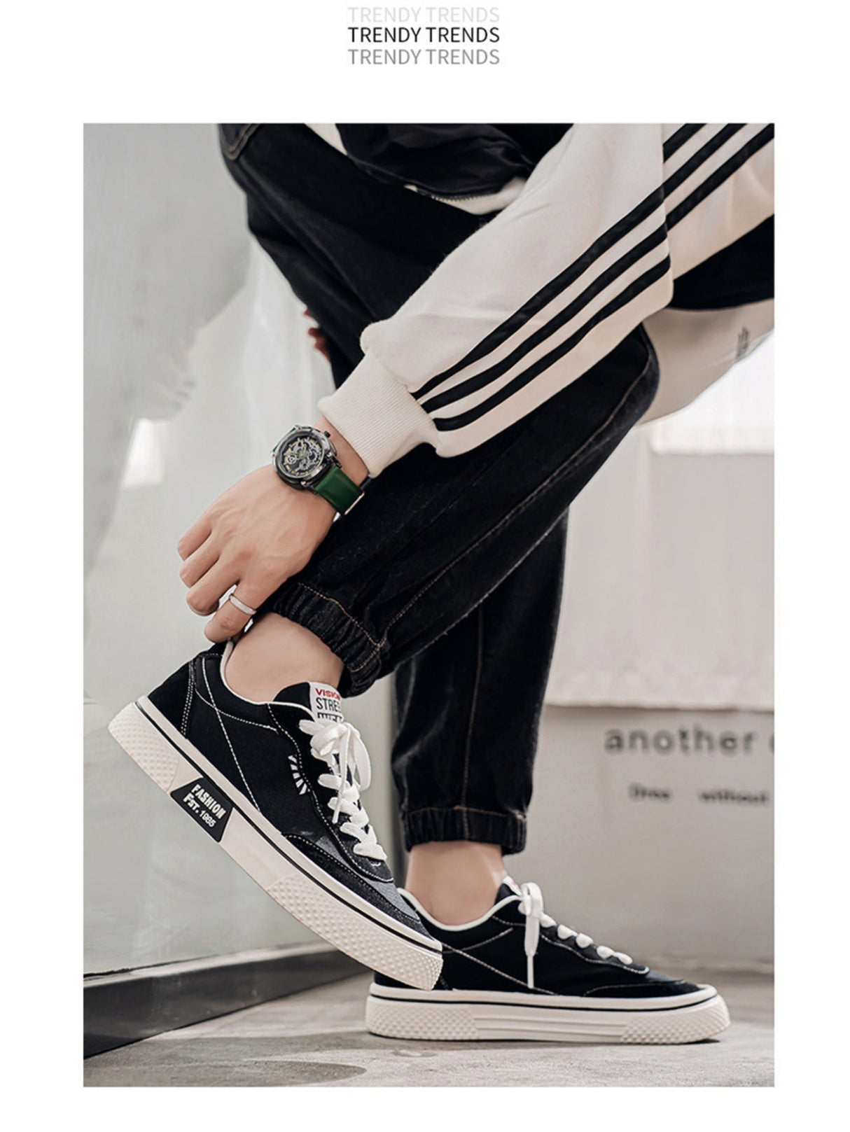 Liber Four Seasons Colorblock Men's Casual Sports Shoes