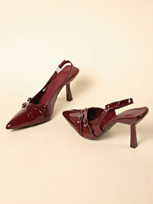 High Heels With Belt Buckle