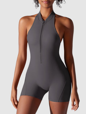 Zipper Lifting Buttocks And Beautifying Back Sports Onesie Yoga Suit
