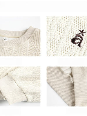 Liber Autumn Men's Embroidered Pattern Letter Sweatshirts&Hoodies