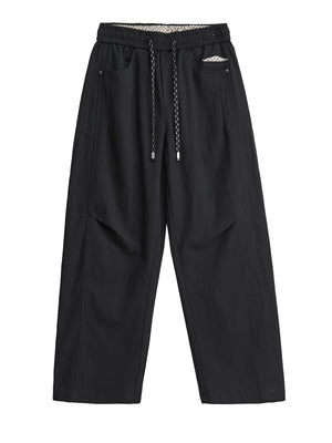 Loose-fit Simple Versatile Straight-fit Pants