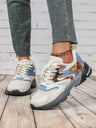 Color-blocked Platform Women's Casual Sneakers