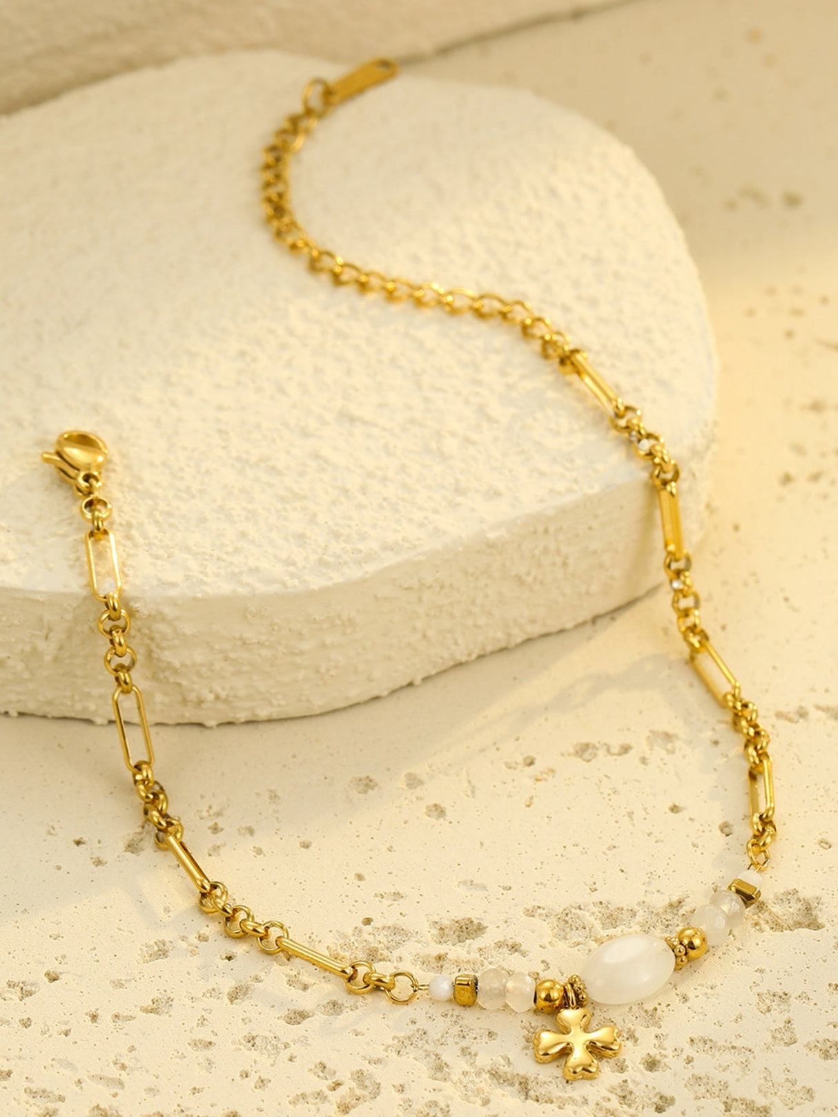 Natural Stone Beaded Bracelet