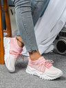 Color-blocked Unisex Casual Sneakers