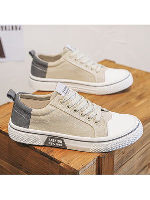Liber Four Seasons Colorblock Canvas Men's Casual Sports Shoes