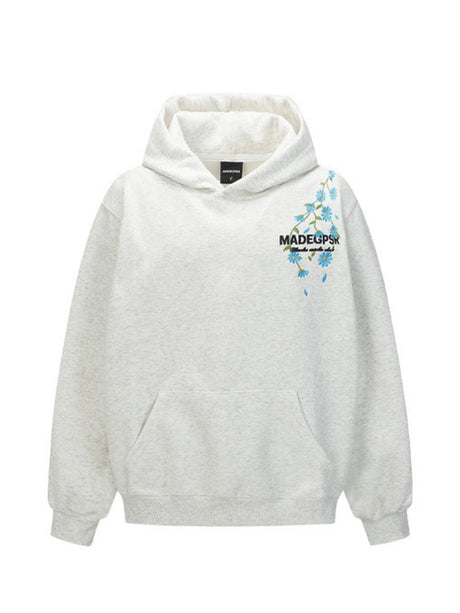 Embroidered Flowers Chrysanthemum Hoodies