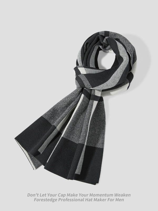 Thermoschal für Herren, dick, winddicht, wärmt den Hals bei Kälte