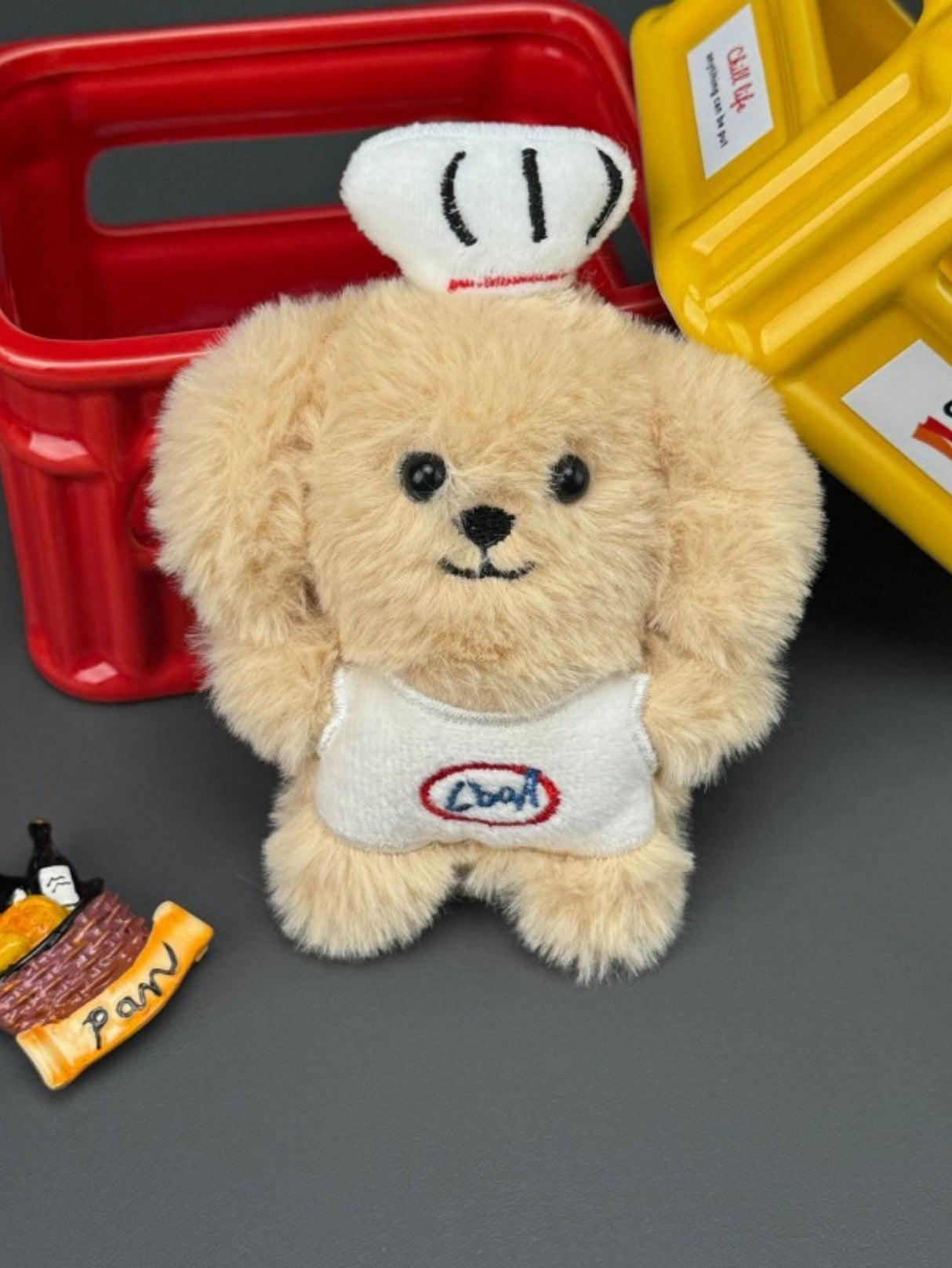 Puppy Plush Toy Keychain