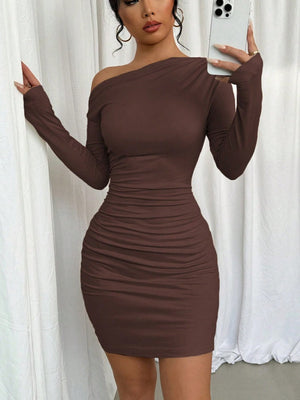 Liber Summer Women's Macaron color Solid Color Mini&Short Dresses
