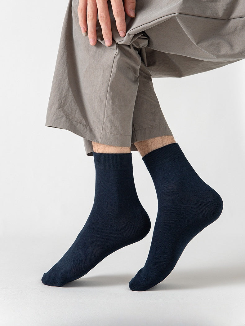 Antibacterial Four Seasons Moisture-wicking Breathable Medium Tube Socks