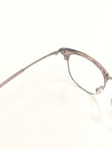 Solid Color Semi-transparent Eyeglasses