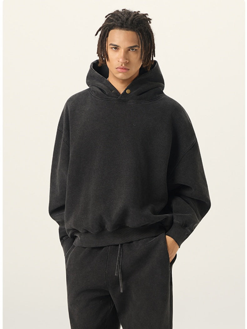 Washing Plush Hooded Sweatshirts&Hoodies