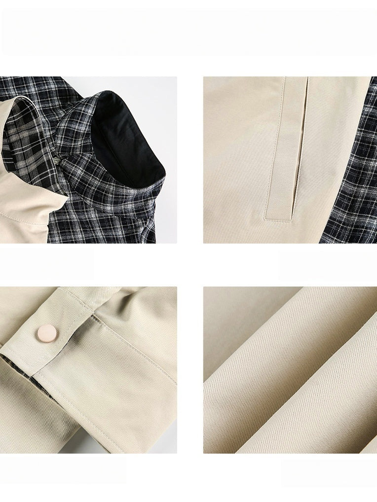 Liber Autumn Men's Solid Color Jackets